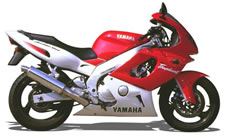 Soziusfussraste rechts Yamaha YZF 600 Thundercat