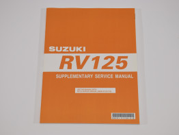 Instruction manual Suzuki Rv 125 van van