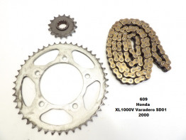 Chain and sprocket kit Honda XL 1000 V Varadero