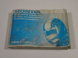Fahrerhandbuch Honda CBR 1100 XX