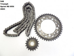 Chain and sprocket kit Triumph Sprint RS