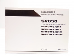 Parts book Suzuki SV 650