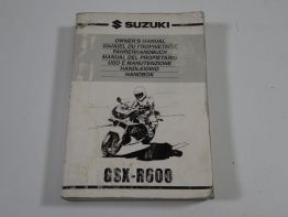 Fahrerhandbuch Suzuki GSX R 600