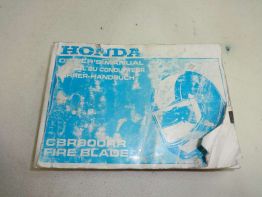Manuel Honda CBR 900 RR