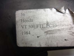 Schetsplaat links Honda VT 500